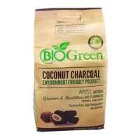 Biodegradable 3kg coconut charcoal – eco-friendly, smokeless, and chemical-free for grilling and BBQ