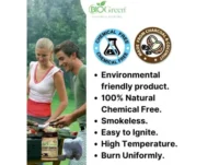 Chemical-free coconut charcoal 3kg – long-lasting burn with minimal ash and smoke