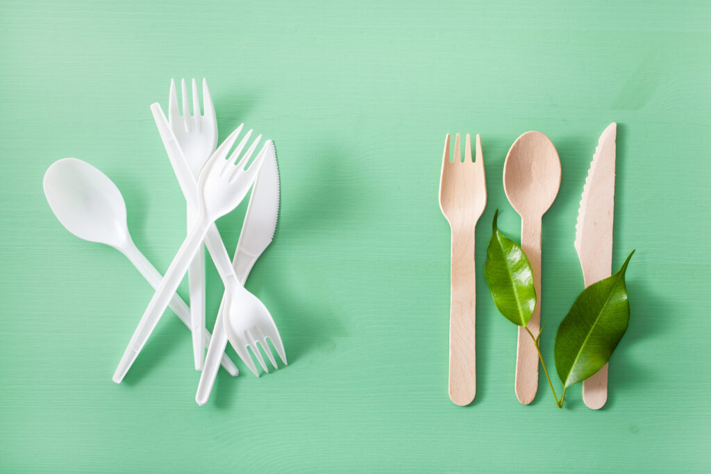 Cornstarch vs Plastic Cutlery - Sanz Pte Ltd & Biogreen