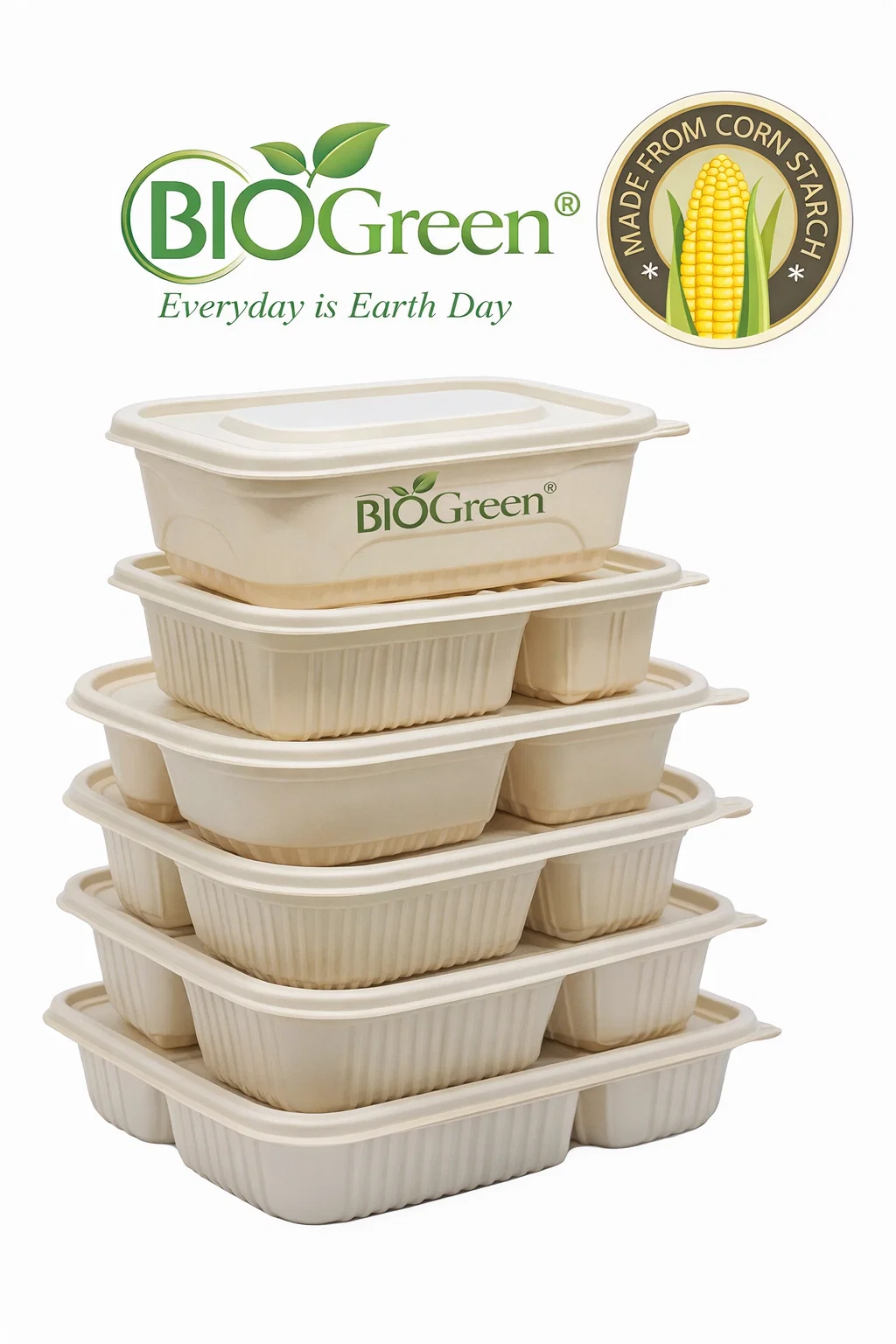 BIOGreen bento set with logo