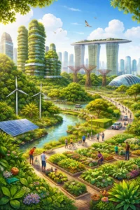 sustainable living green city